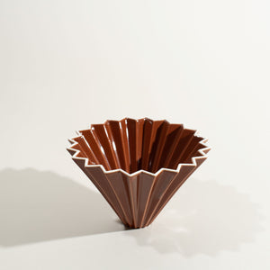 Origami Coffee Dripper Size Medium in Brown