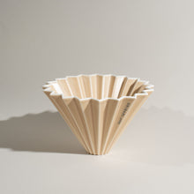 Load image into Gallery viewer, Origami Coffee Dripper Size Medium in Beige
